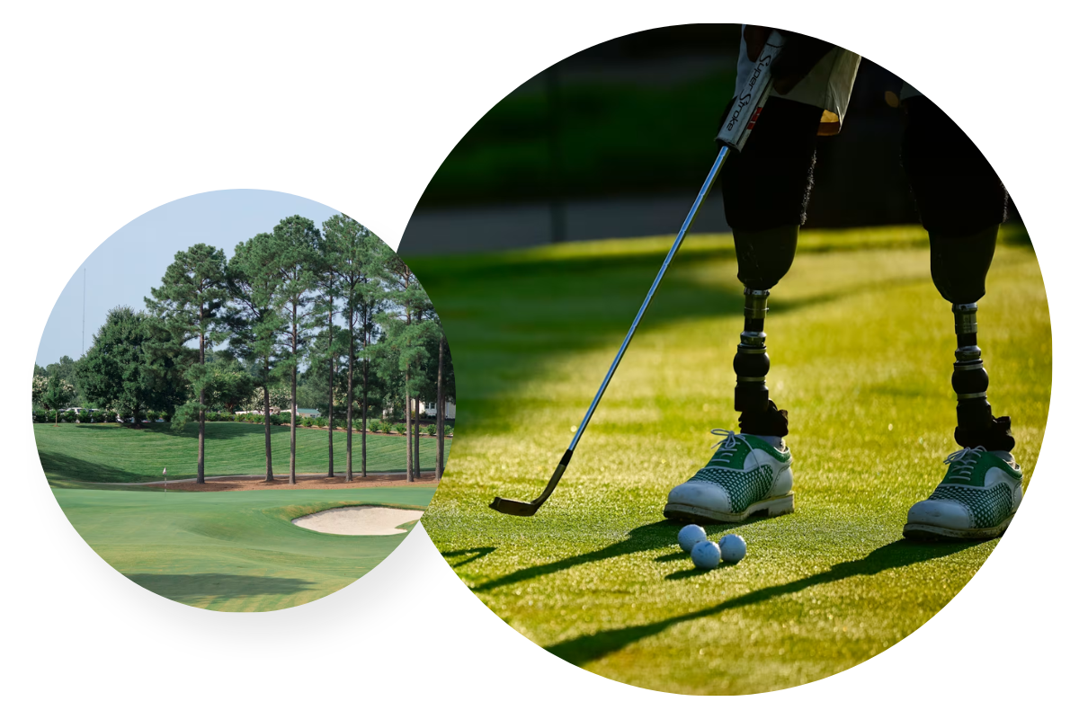 Adaptive Golf Header - Independence